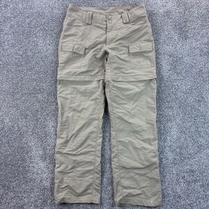 The North Face Convertible‎ Cargo Pants Women's 4 Long Beige Hiking Outdoor